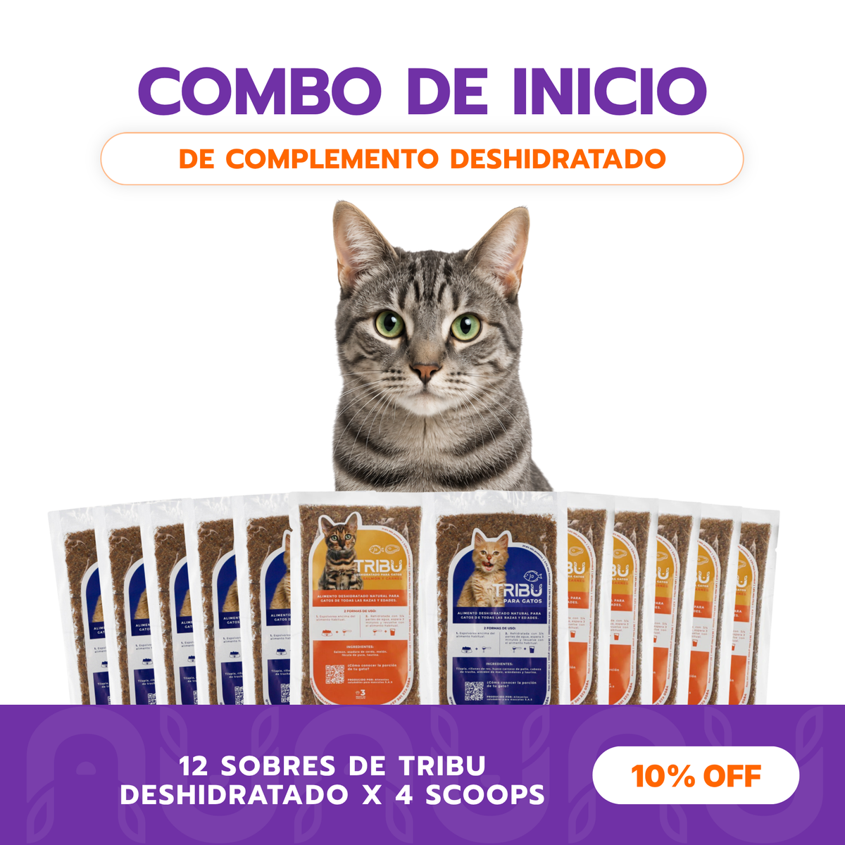 Combo de Inicio Tribu Deshidratado | Alimento Para Gatos