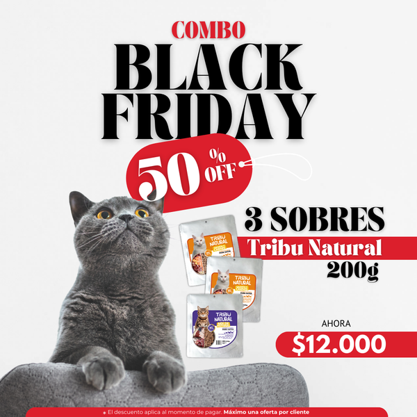 Combo Black Friday Tribu Natural para Gato 200g