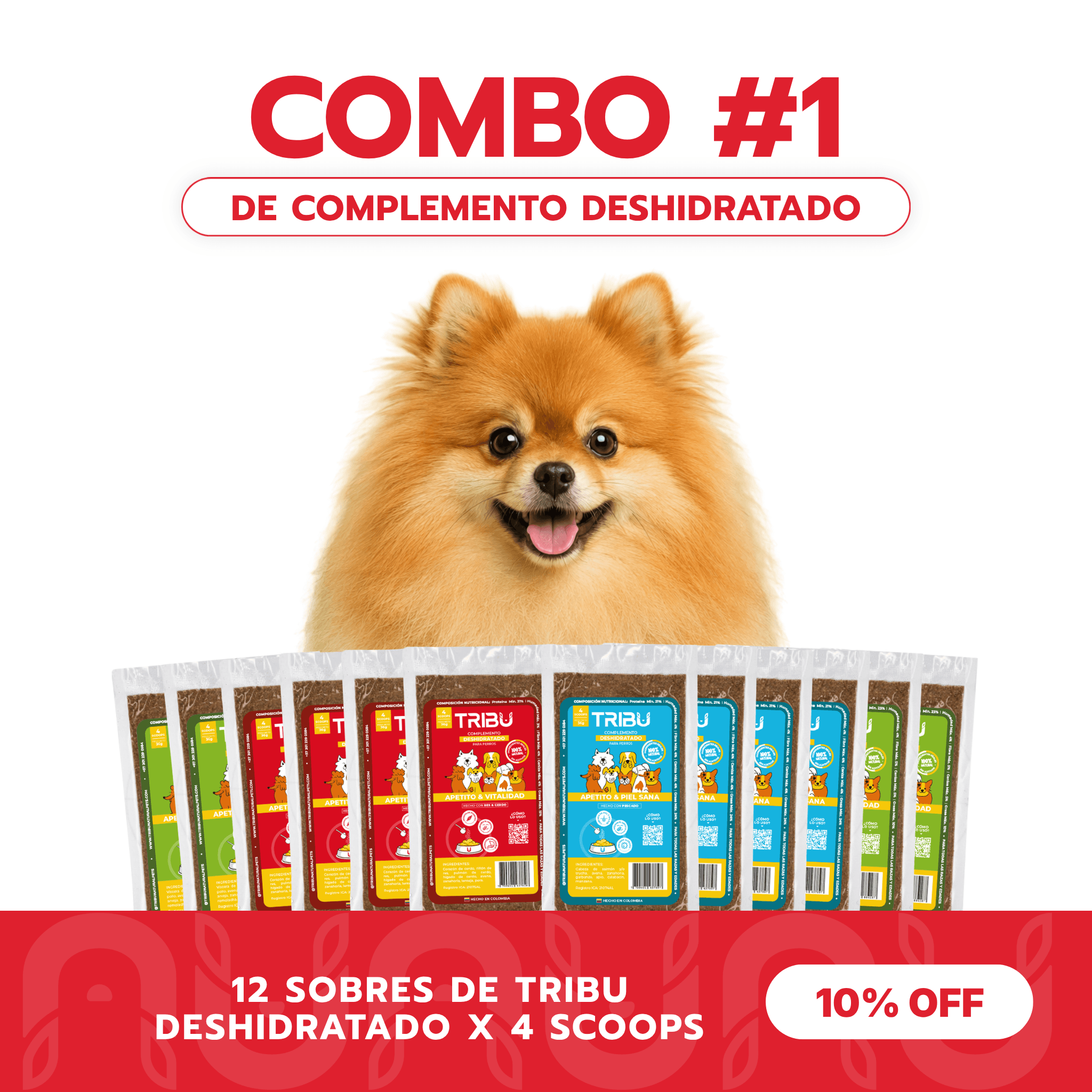 Combo #1 Tribu Deshidratado | Alimento Para Perros