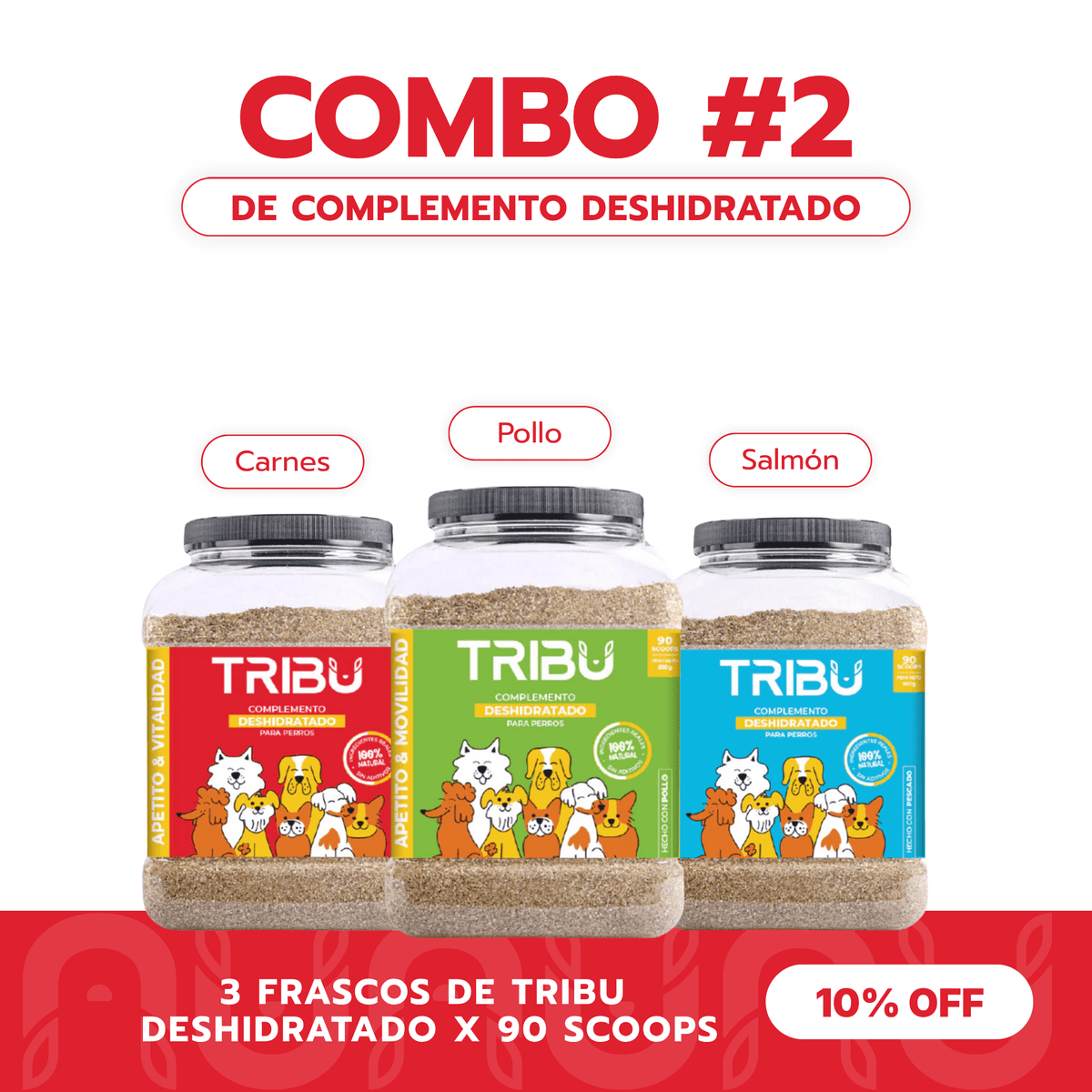 Combo #2 Tribu Deshidratado | Alimento Para Perros