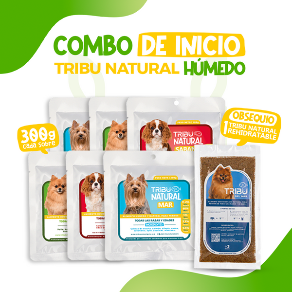 Combo de Inicio Tribu Natural Húmedo | Alimento Para Perros