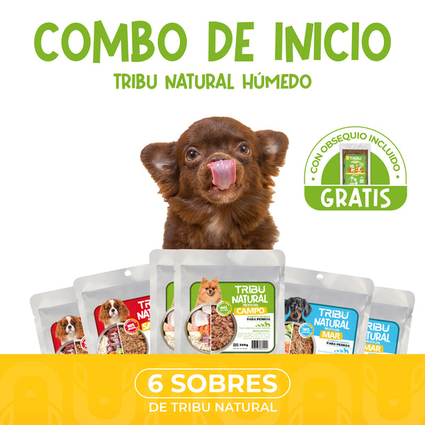 Combo de Inicio Tribu Natural Húmedo | Alimento Para Perros
