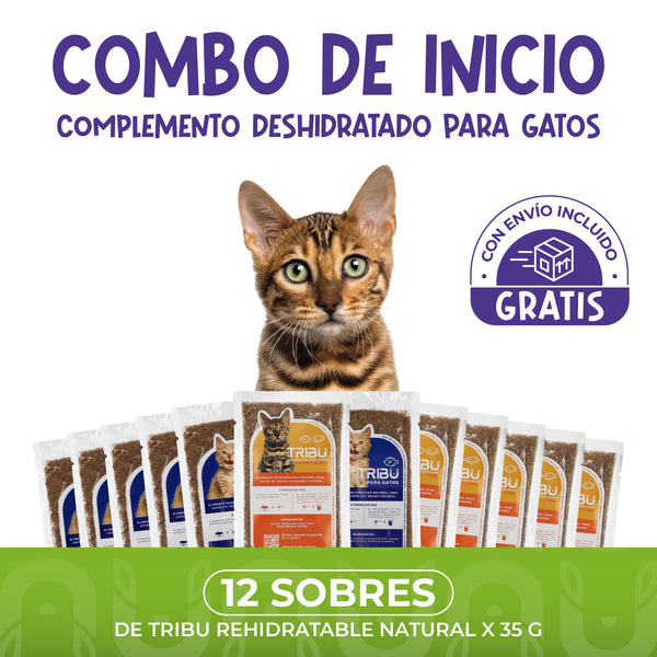 Combo de Inicio Tribu Deshidratado | Alimento Para Gatos